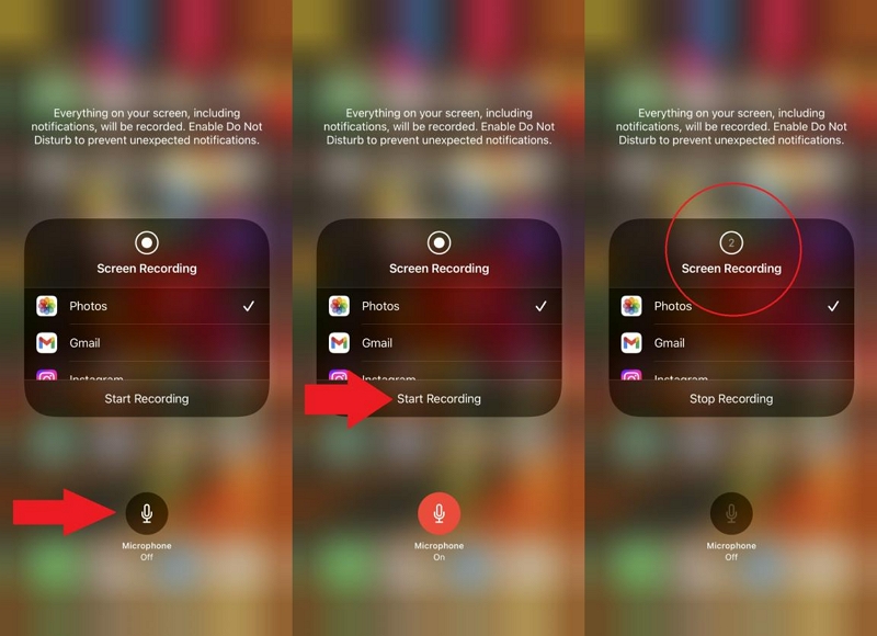 Apple の公式方法ステップ 3 | iPhone で画面録画を設定する方法
