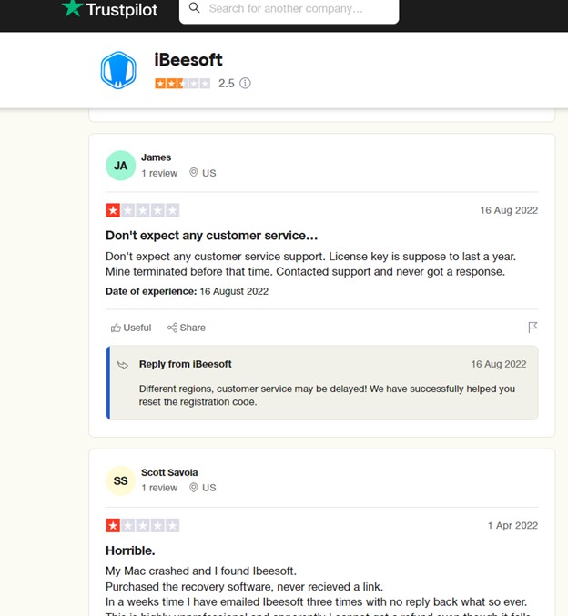 ibeesoft iPhone データ復旧レビュー