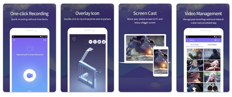 Apowersoft スクリーンレコーダー | Android 向け最高のスクリーン録画アプリ
