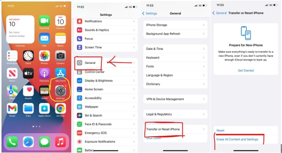 iCloud バックアップ ステップ 1 | iPhone 通話履歴の復元