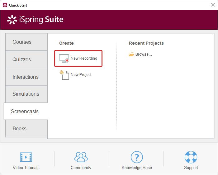ステップ 3 | ispring スクリーン レコーダーを PC にダウンロード