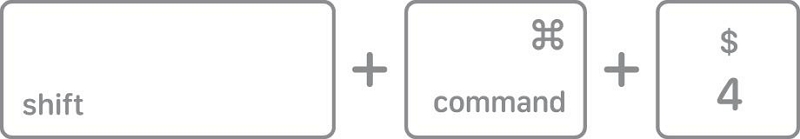 Shift + Command + 4 を使用します ステップ 1 | スクリーンショット Mac