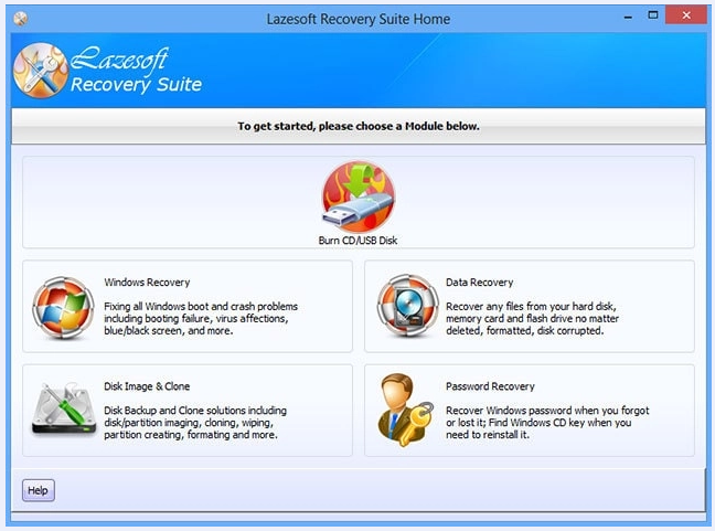 Lazesoft Recovery Suite | パーティションの復元
