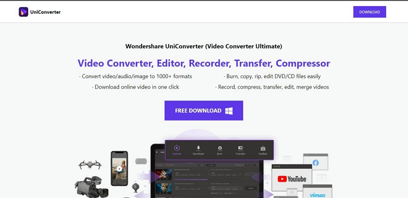 Wondershare Uniconverter | PC 用ルームスクリーンレコーダー
