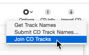 WAV ファイルを結合する itunes cd