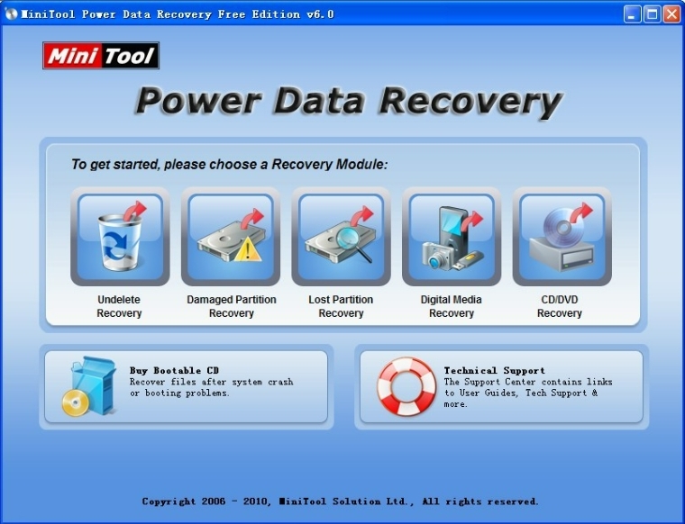 インターフェイス | MiniTool Power Data Recovery