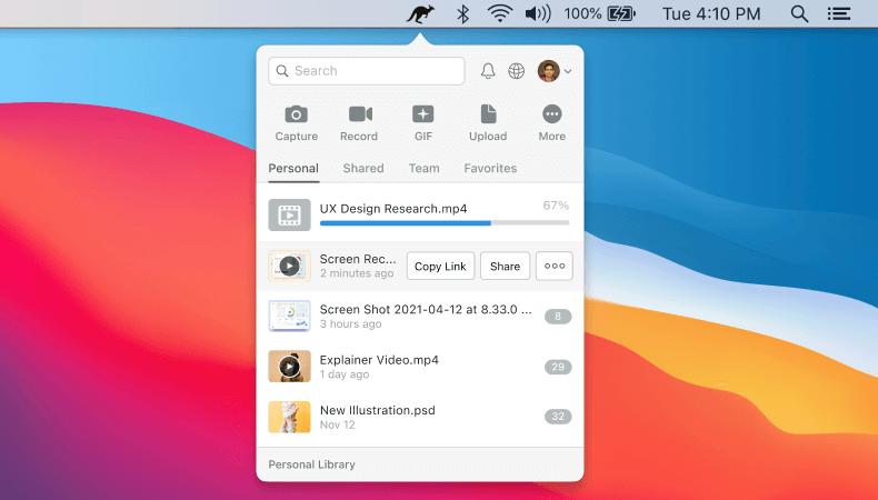 Jumpshare | Mac スクリーン レコーダー