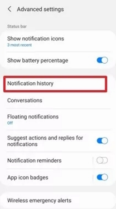 通知にアクセス | Androidで削除されたInstagramチャットを復元する方法