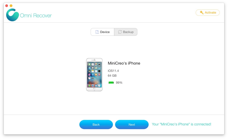 ミニリカバリステップ2 | 無料のiPhoneテキストメッセージリカバリ