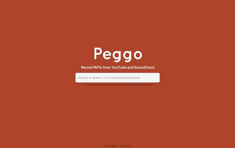 peggo | YouTubeから音声を録音する