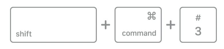 Shift + Command + 3 | Mac で画面をプリントする方法