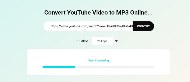 YouTube ビデオ リンク経由の手順 2 | YouTube Android からオーディオを録音する