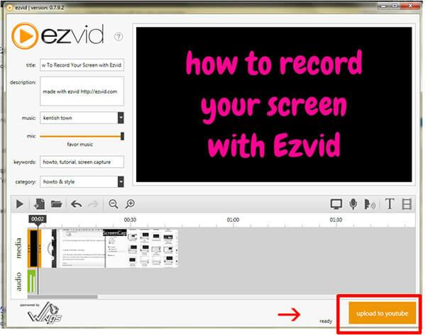 PC 画面を録画する手順 5 | ez screen recorder for pc