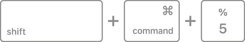 キーボードショートカットの使用手順 1 | Mac で音声付きで画面を録画する方法