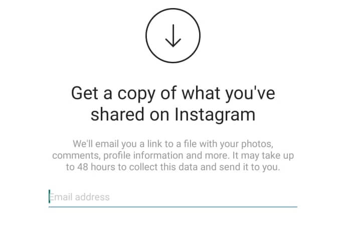 データをダウンロードする手順 6 | Android で Instagram メッセージを復元する方法