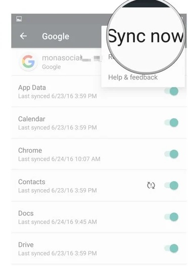 Google ドライブから手順 3 | 削除された電話番号を Android から復元