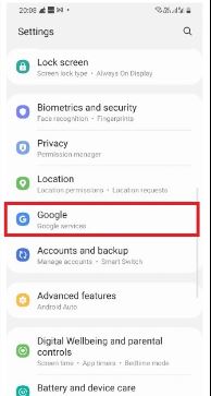 Google アカウントを使用する手順 1 | 削除された電話番号を Android から復元する