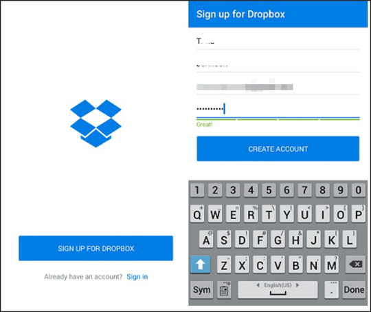 Dropbox の使用 | 工場出荷時設定にリセットした後に削除された写真を復元する方法