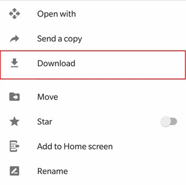 Google ドライブからステップ 2 | Android を工場出荷時設定にリセットした後に写真を復元する