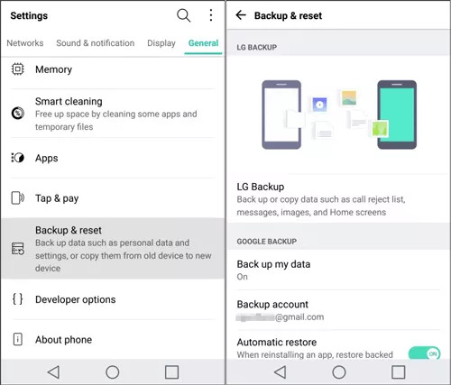 バックアップと復元オプションを使用する | 削除された写真を復元する Android