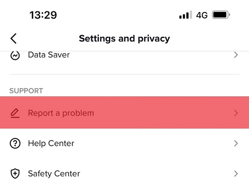 Tiktokサポート経由ステップ5 | iPhoneで削除されたTiktokビデオを復元する方法