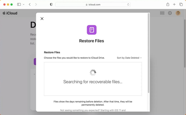 iCloud バックアップの使用手順 4 | Mac のゴミ箱を復元する