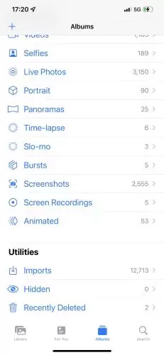 最近削除したフォルダからステップ 2 | iPhone から削除した動画を復元する方法