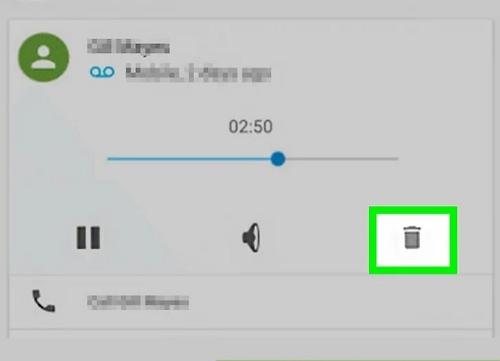 元に戻すオプションの手順 4 | 削除されたボイスメールを Android から復元する
