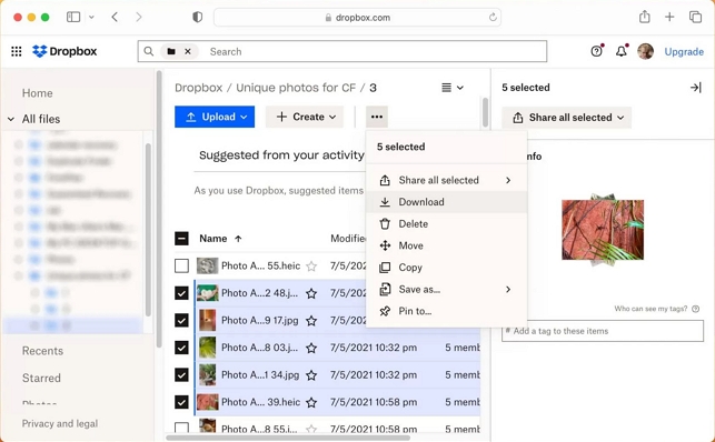 Dropbox による | Mac のゴミ箱を復元