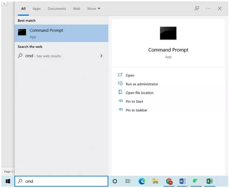 USB コマンドプロンプトの使用手順 1 | Windows 10 回復 USB