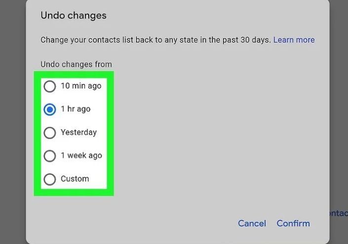 Gmail の手順 3 から | iPhone で Gmail の連絡先を復元する