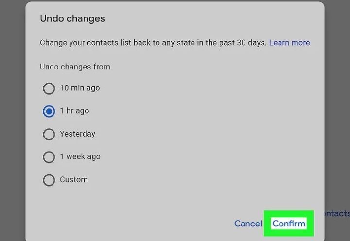 Gmail の手順 4 から | iPhone で Gmail の連絡先を復元する