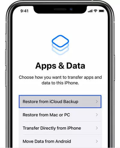 iCloud の使用手順 2 | iPhone から削除された連絡先を復元する
