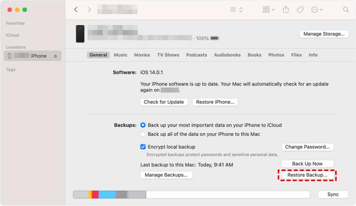 iTunesでiPhoneをリセット | iPhoneパスワード回復