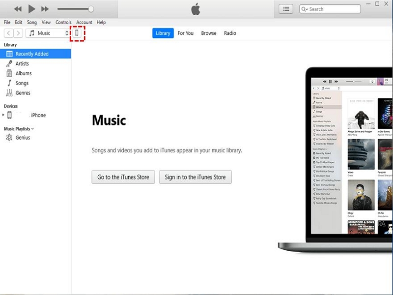 iTunes 経由 ステップ 1 | iPhone で削除した番号を復元する方法