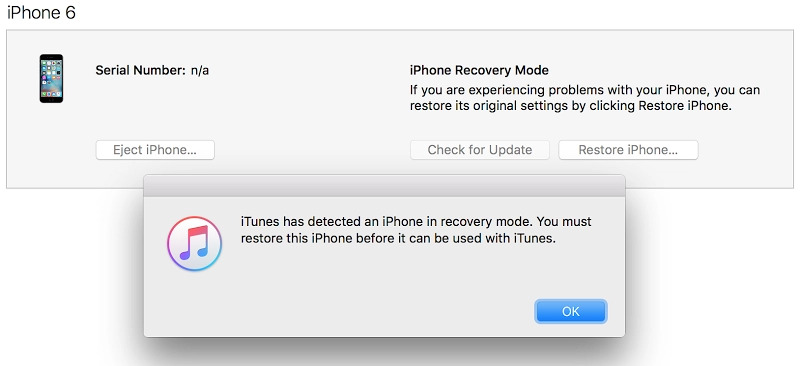 DFU モード | iPhone がリカバリ モードで停止