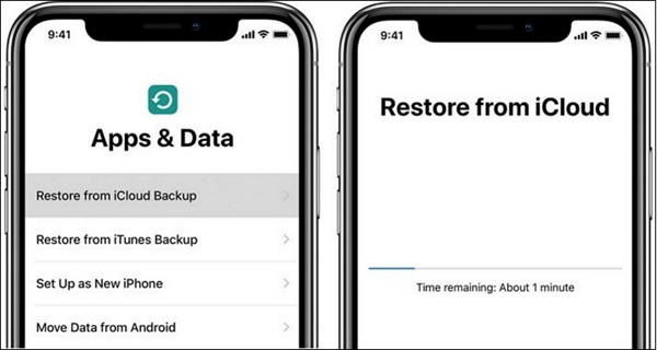 iCloud バックアップ経由 | 無料の iPhone テキスト メッセージ回復