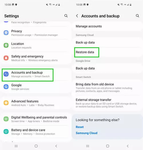 Samsung Cloud経由 | 削除されたSamsungノートを復元