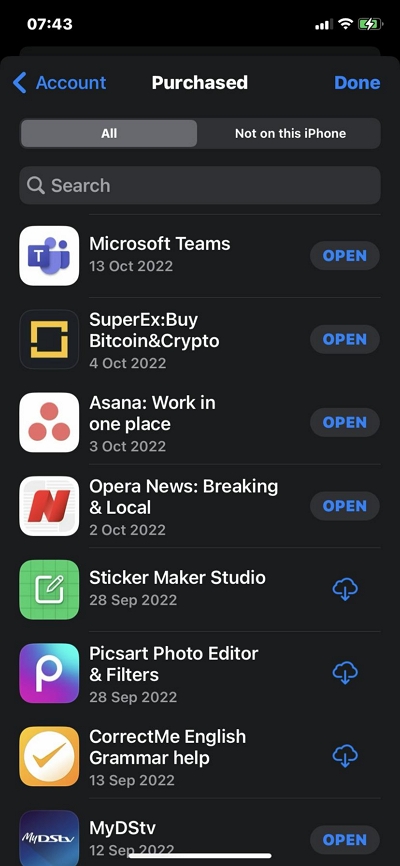 iOSデバイスで購入したアプリを復元する手順3 | iPhoneで削除されたアプリを復元する