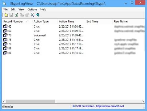 main.db ファイル経由 | Android で削除された Skype メッセージを復元する方法