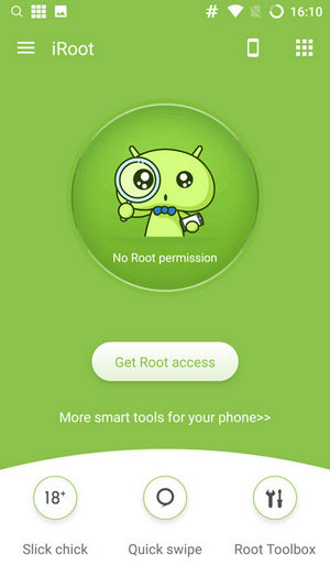 irootでAndroidをルート化する