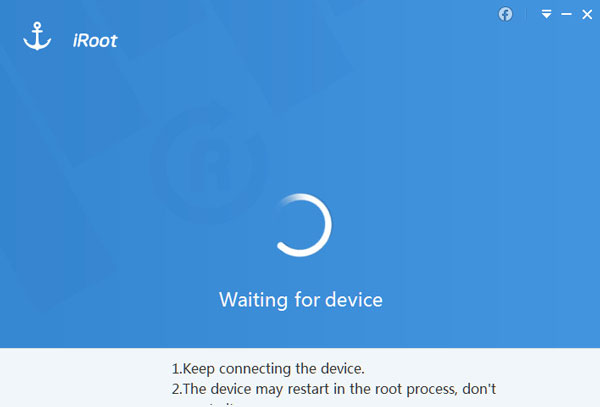 iroot を使用して LG をルート化する手順 4