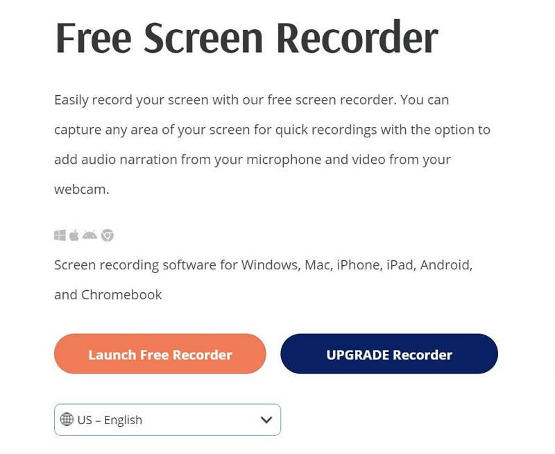 Screencast o Matic の手順 1 | Screencast Mac