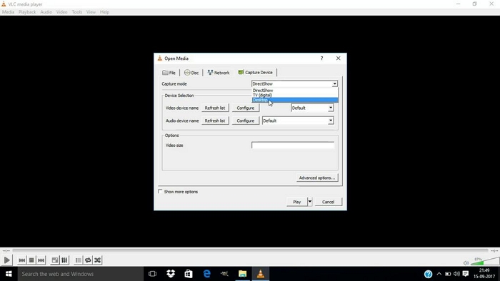 VLC メディア プレーヤー ステップ 2 | ゲーム バーなしで Windows 10 の画面を録画する