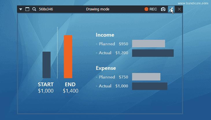 Bandicam スクリーン レコーダー ステップ 3 | ゲーム バーなしで Windows 10 の画面を録画する