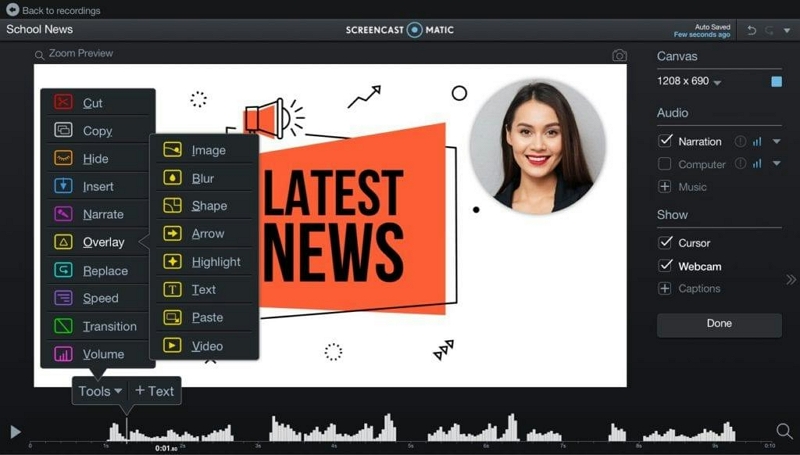 Screencast-O-Matic の使用手順 4 | screen castomatic
