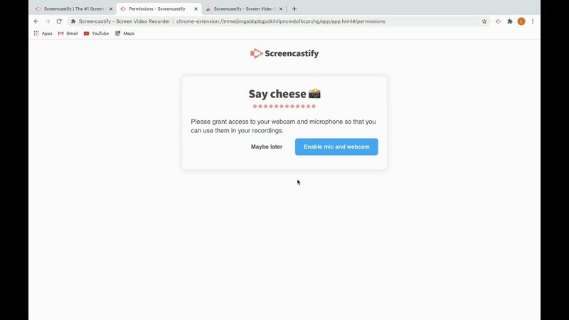 Screencastify の手順 2 | Screencastify