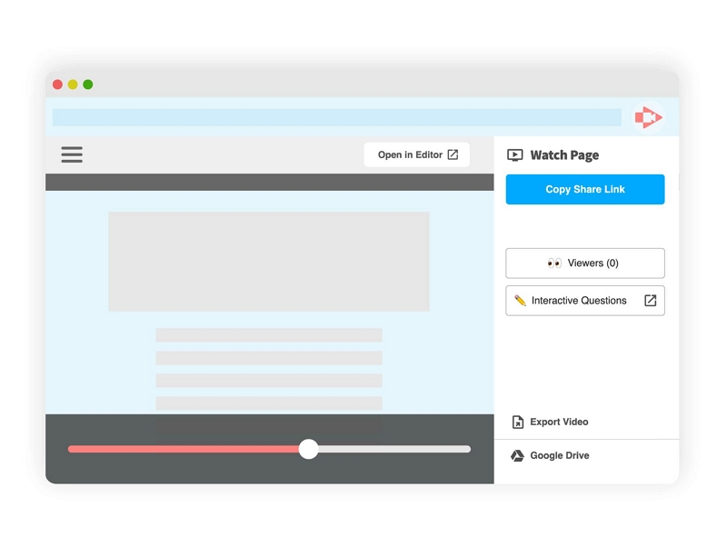 Screencastify 共有機能 | screen castify