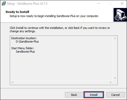 SanBox でブラウザを実行する手順 1 | スクリーンショット netflix windows 10