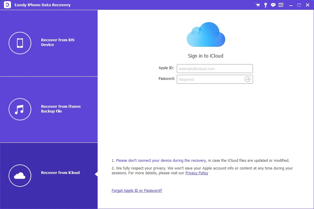 簡単な iCloud バックアップの復元手順 2 | 壊れた iPhone から写真を復元する
